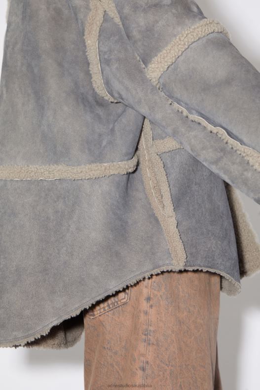 Shearling jacket Taupe Grey Acne Studios R66LJ917 Apparel