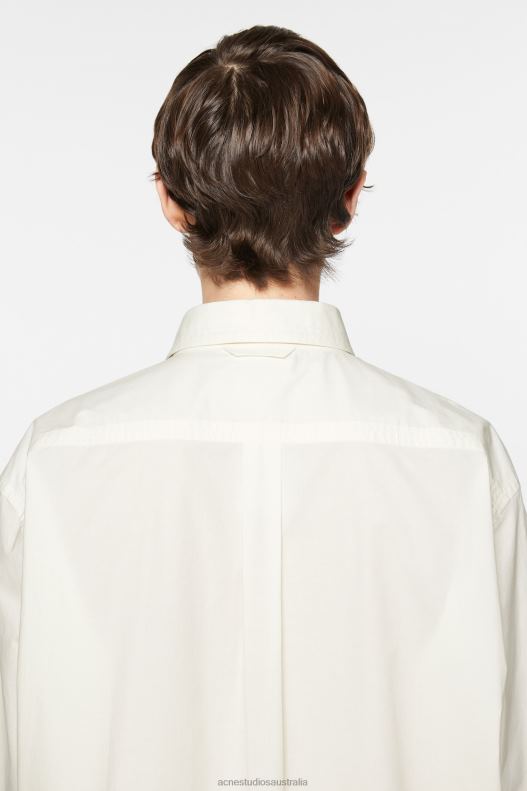 Short sleeve button-up shirt White Acne Studios R66LJ992 Apparel