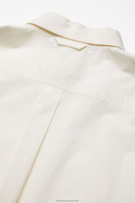 Short sleeve button-up shirt White Acne Studios R66LJ992 Apparel