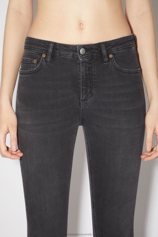 Skinny fit jeans - Climb Used Black Acne Studios R66LJ243 Apparel