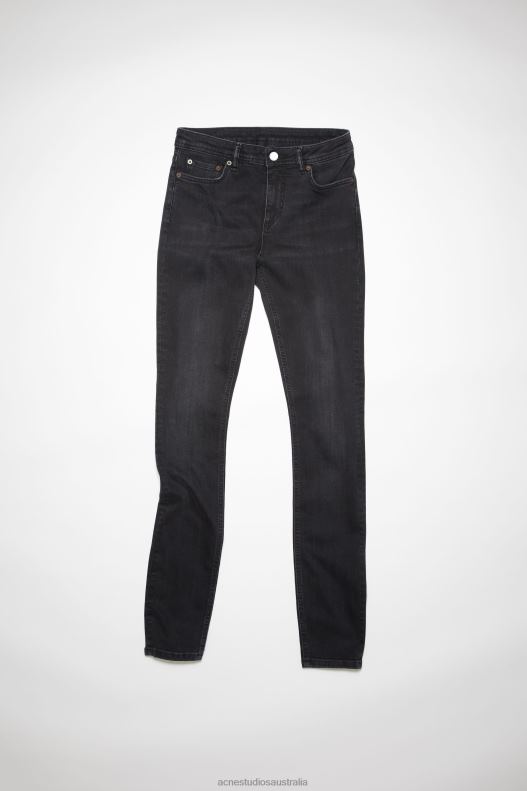 Skinny fit jeans - Climb Used Black Acne Studios R66LJ243 Apparel