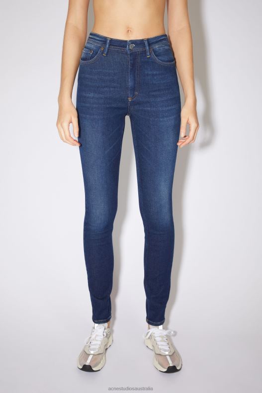 Skinny fit jeans - Peg Dark Blue Acne Studios R66LJ246 Apparel