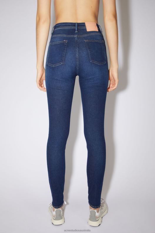 Skinny fit jeans - Peg Dark Blue Acne Studios R66LJ246 Apparel