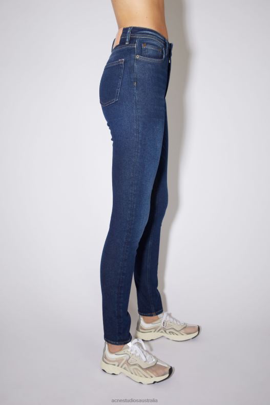 Skinny fit jeans - Peg Dark Blue Acne Studios R66LJ246 Apparel