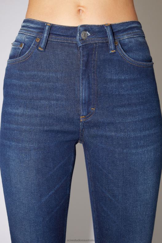 Skinny fit jeans - Peg Dark Blue Acne Studios R66LJ246 Apparel