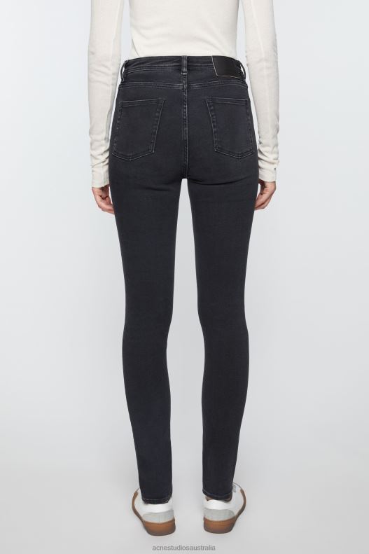 Skinny fit jeans - Peg Used Black Acne Studios R66LJ242 Apparel