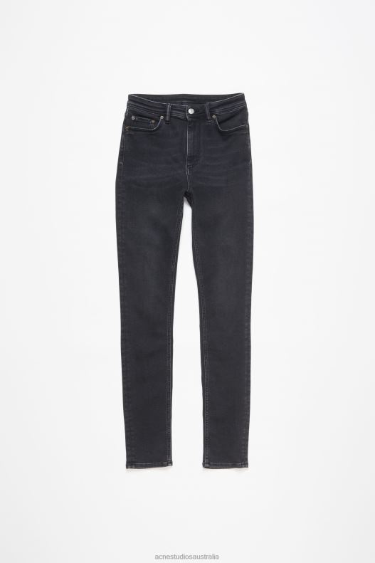 Skinny fit jeans - Peg Used Black Acne Studios R66LJ242 Apparel