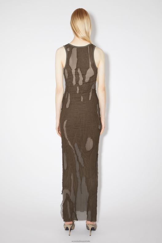 Sleeveless dress Runway Show Brown Acne Studios R66LJ278 Apparel