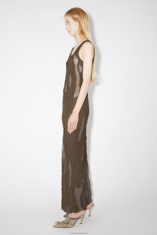 Sleeveless dress Runway Show Brown Acne Studios R66LJ278 Apparel