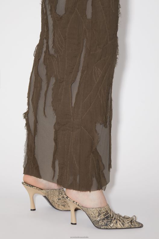 Sleeveless dress Runway Show Brown Acne Studios R66LJ278 Apparel