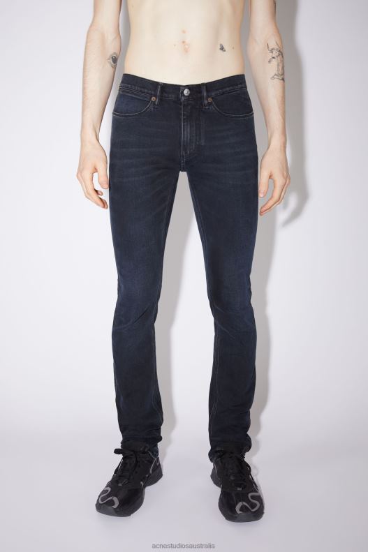 Slim fit jeans - Max Blue/Black Acne Studios R66LJ1211 Apparel