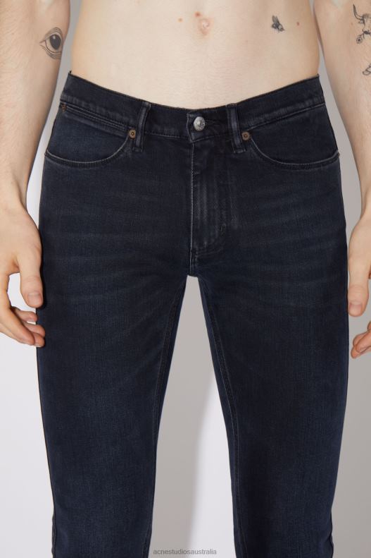 Slim fit jeans - Max Blue/Black Acne Studios R66LJ1211 Apparel