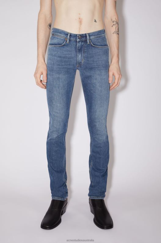 Slim fit jeans - Max Mid Blue Acne Studios R66LJ1210 Apparel