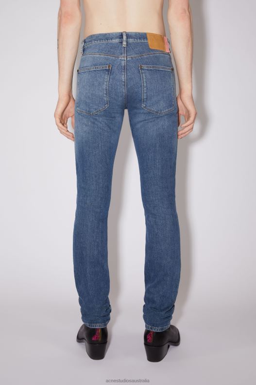 Slim fit jeans - Max Mid Blue Acne Studios R66LJ1210 Apparel