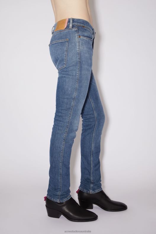 Slim fit jeans - Max Mid Blue Acne Studios R66LJ1210 Apparel