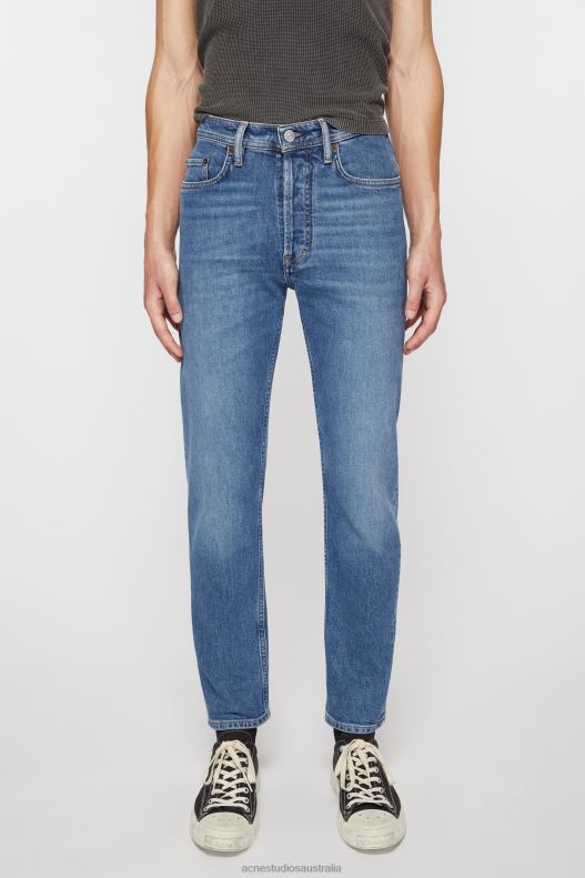 Slim fit jeans - River Mid Blue Acne Studios R66LJ1163 Apparel