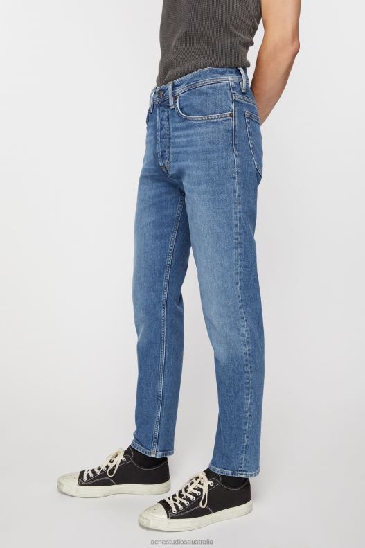 Slim fit jeans - River Mid Blue Acne Studios R66LJ1163 Apparel