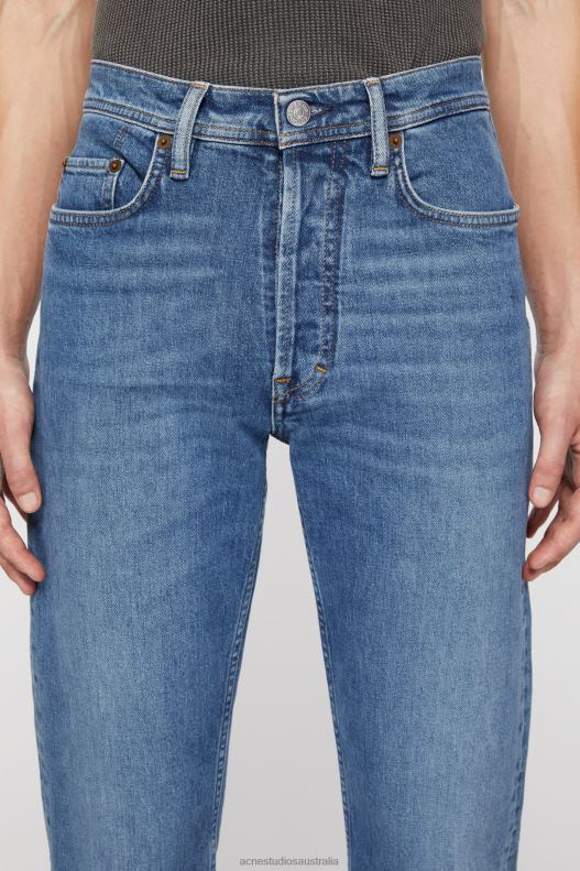 Slim fit jeans - River Mid Blue Acne Studios R66LJ1163 Apparel