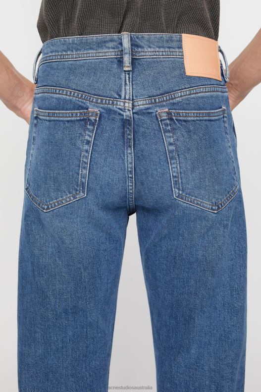 Slim fit jeans - River Mid Blue Acne Studios R66LJ1163 Apparel