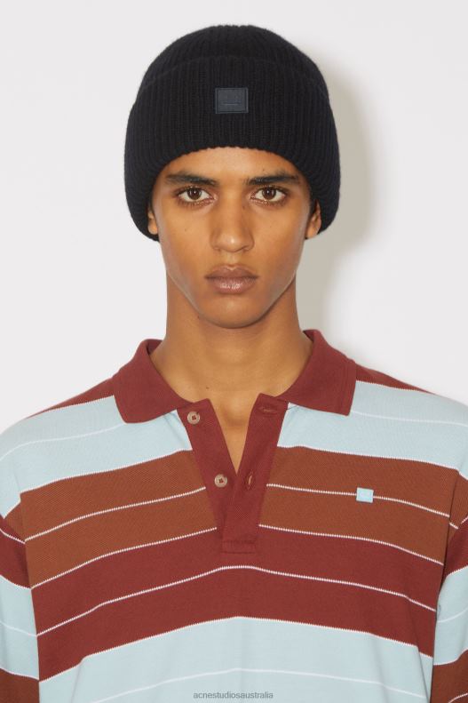 Small face logo beanie Black Acne Studios R66LJ503 Accessories