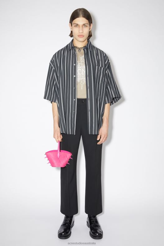 Spike top handle bag Fuchsia Pink Acne Studios R66LJ711 Accessories