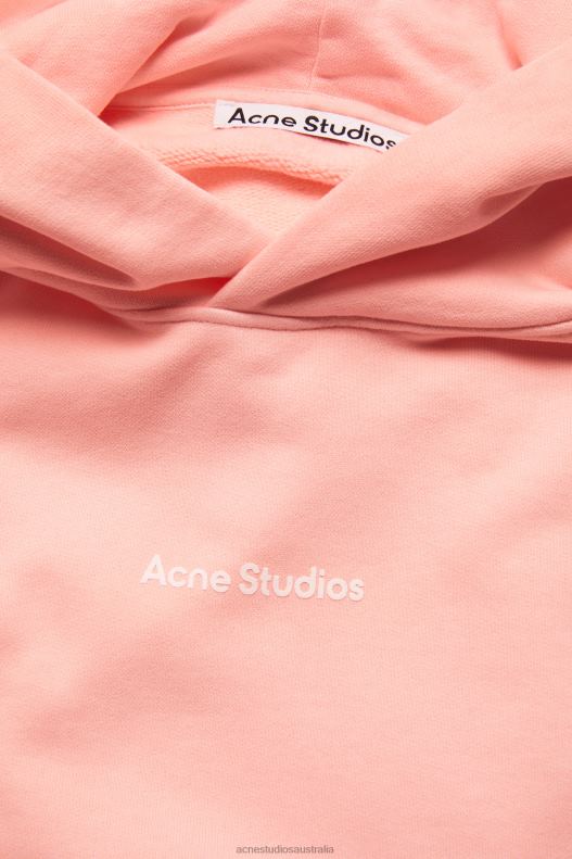 Stamp logo hoodie Pale Pink Acne Studios R66LJ965 Apparel