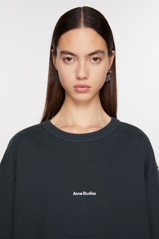 Stamp logo sweatshirt Black Acne Studios R66LJ149 Apparel