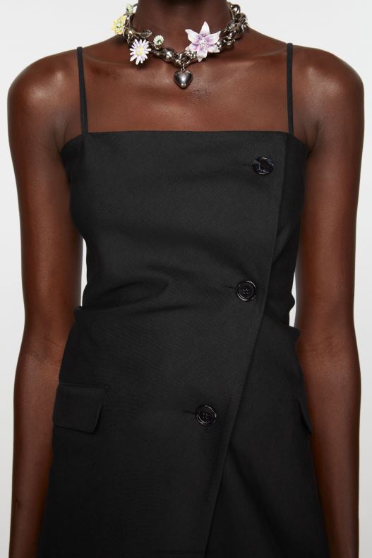 Strap suit top Black Acne Studios R66LJ172 Apparel