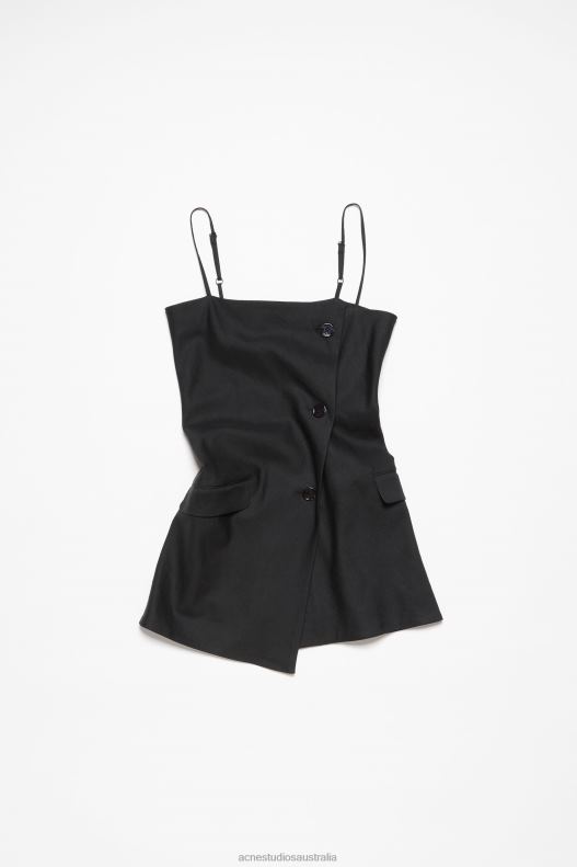 Strap suit top Black Acne Studios R66LJ172 Apparel