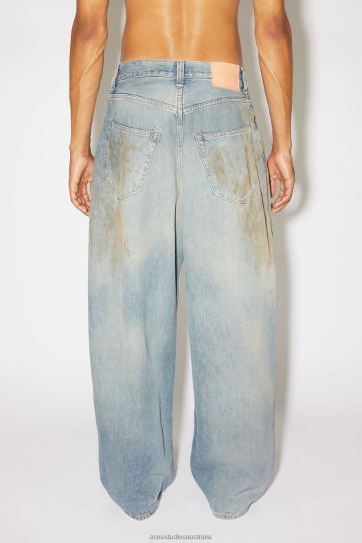 Super baggy fit jeans - 2023 Unisex Mid Blue Acne Studios R66LJ1205 Apparel