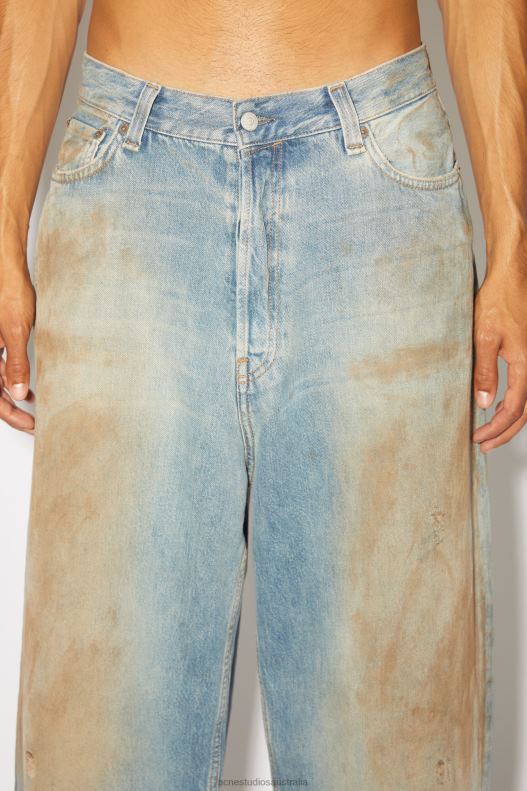 Super baggy fit jeans - 2023 Unisex Mid Blue Acne Studios R66LJ1205 Apparel