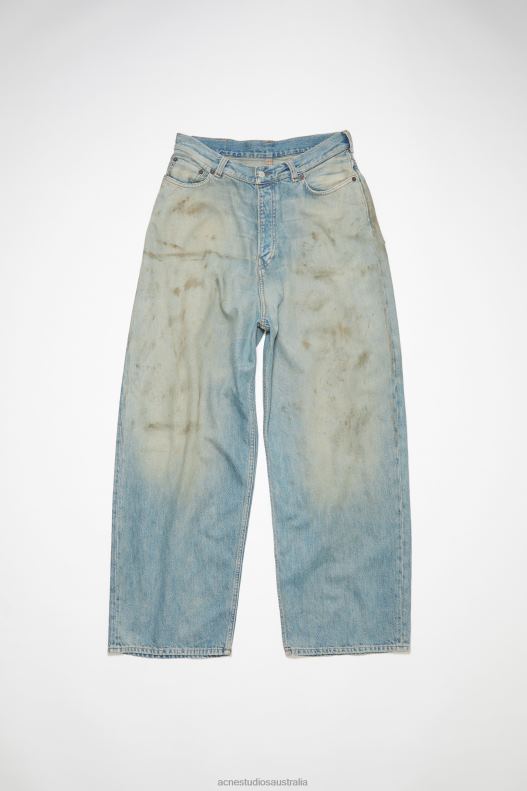 Super baggy fit jeans - 2023 Unisex Mid Blue Acne Studios R66LJ1205 Apparel