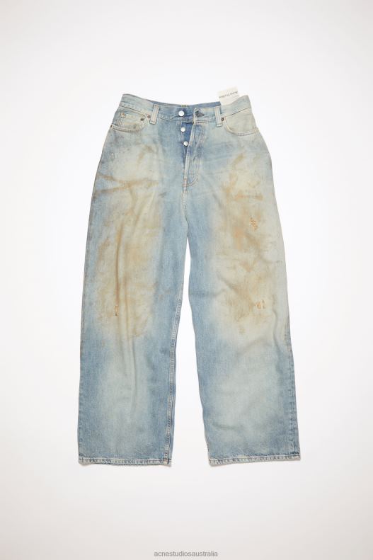 Super baggy fit jeans - 2023 Unisex Mid Blue Acne Studios R66LJ437 Apparel