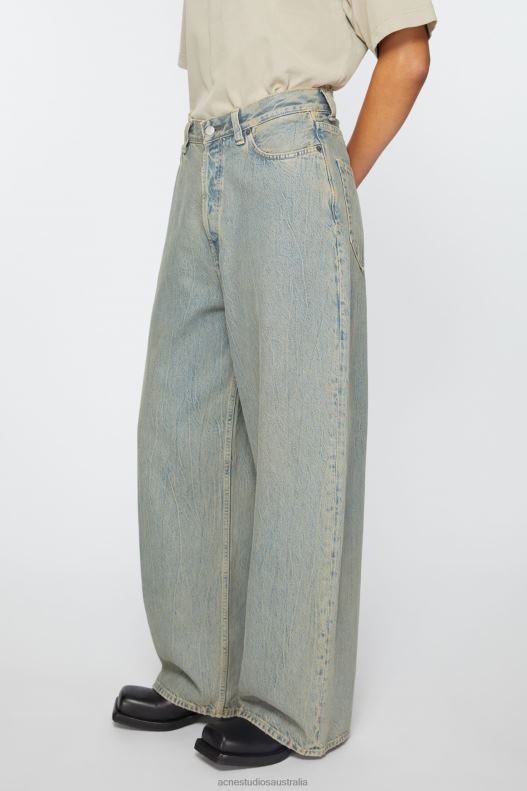 Super baggy fit jeans - 2023F Blue/Beige Acne Studios R66LJ440 Apparel