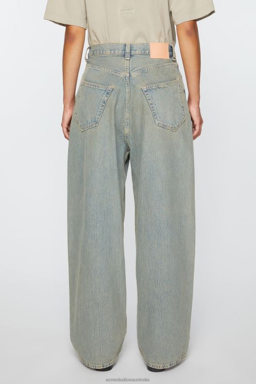 Super baggy fit jeans - 2023F Blue/Beige Acne Studios R66LJ440 Apparel