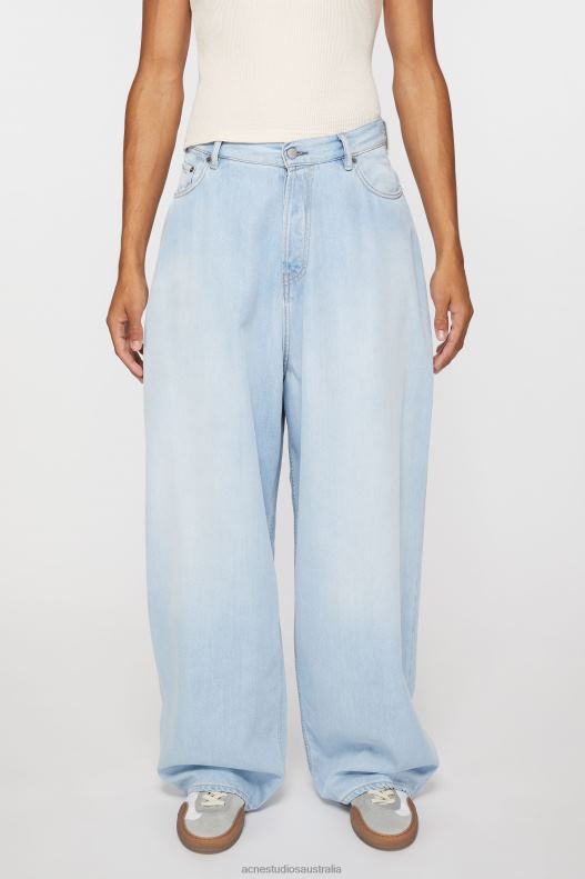 Super baggy fit jeans - 2023M Light Blue Acne Studios R66LJ1116 Apparel