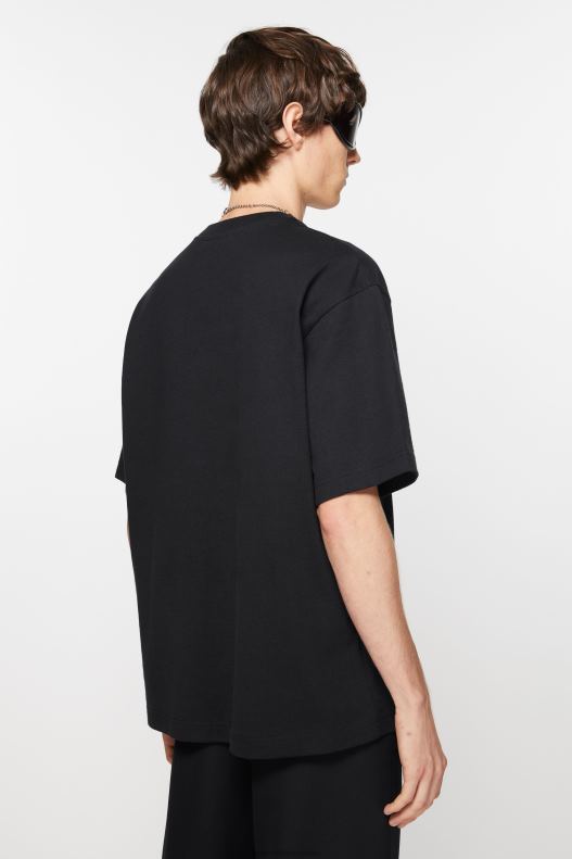 T-shirt patch logo Black Acne Studios R66LJ1088 Apparel