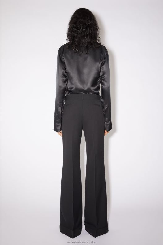 Tailored flared trousers Black Acne Studios R66LJ331 Apparel