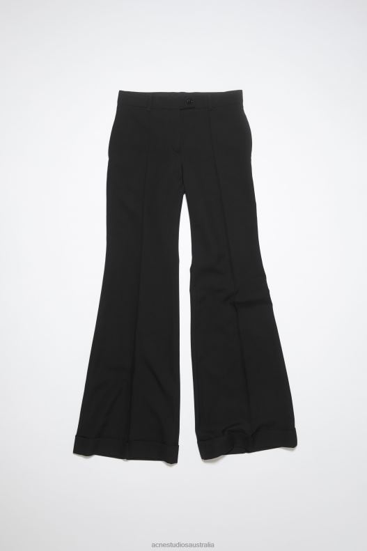 Tailored flared trousers Black Acne Studios R66LJ331 Apparel