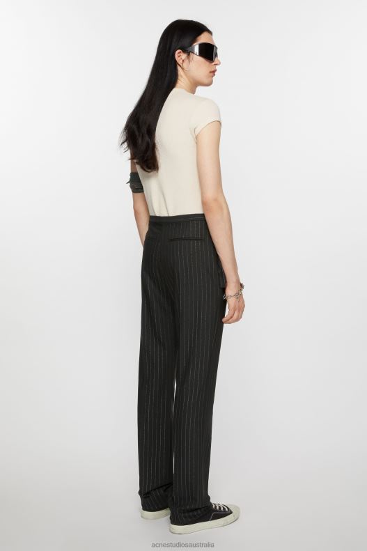 Tailored pinstripe trousers Black Acne Studios R66LJ1042 Apparel