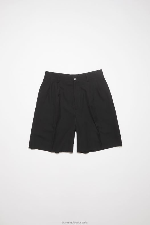 Tailored pleated shorts Black Acne Studios R66LJ1084 Apparel