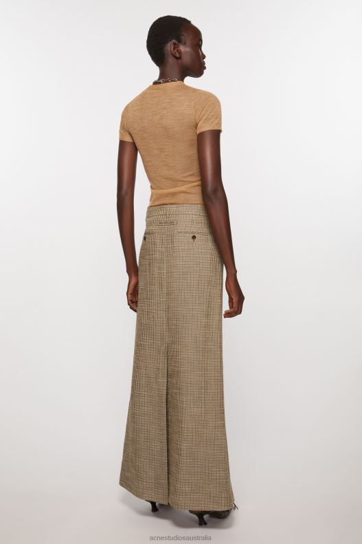 Tailored skirt Multi Brown Acne Studios R66LJ263 Apparel