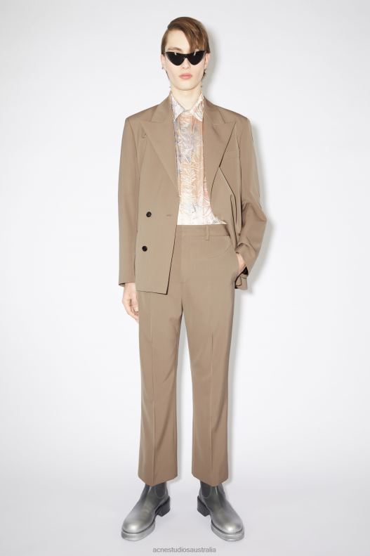 Tailored trousers Mud Grey Acne Studios R66LJ1063 Apparel