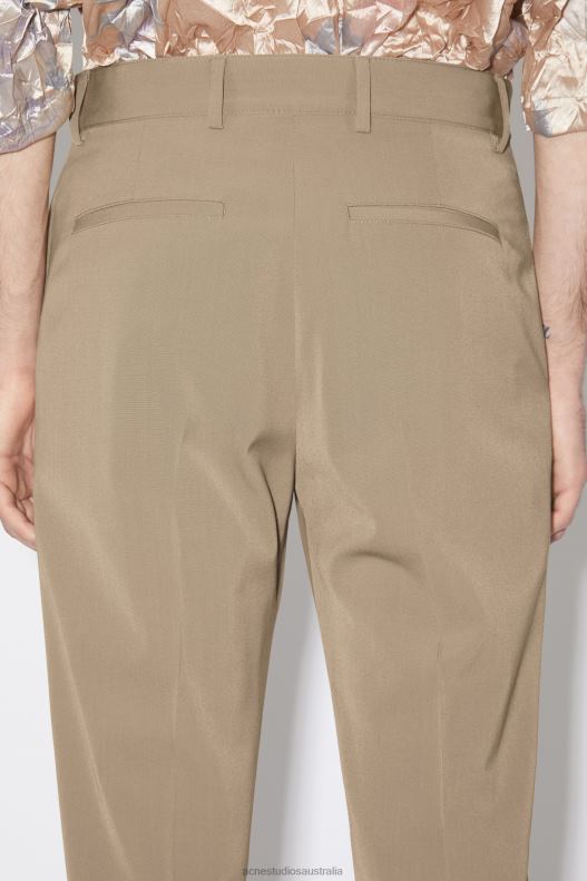 Tailored trousers Mud Grey Acne Studios R66LJ1063 Apparel