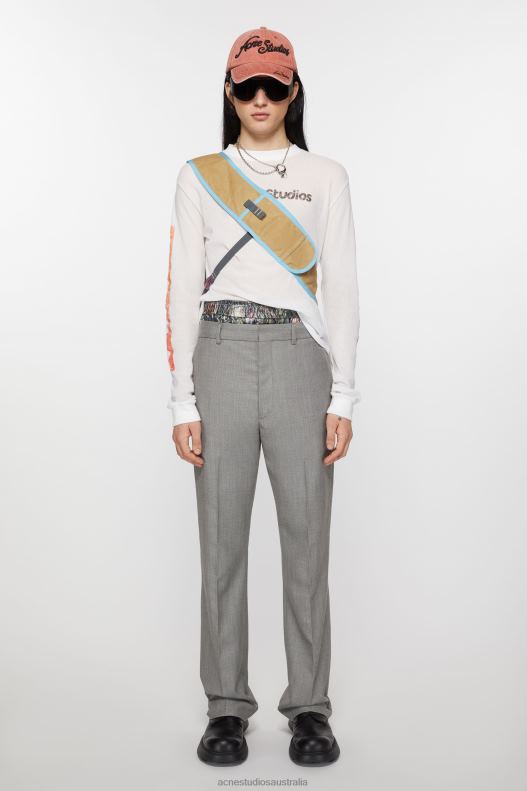 Tailored trousers Vintage Grey Melange Acne Studios R66LJ1037 Apparel