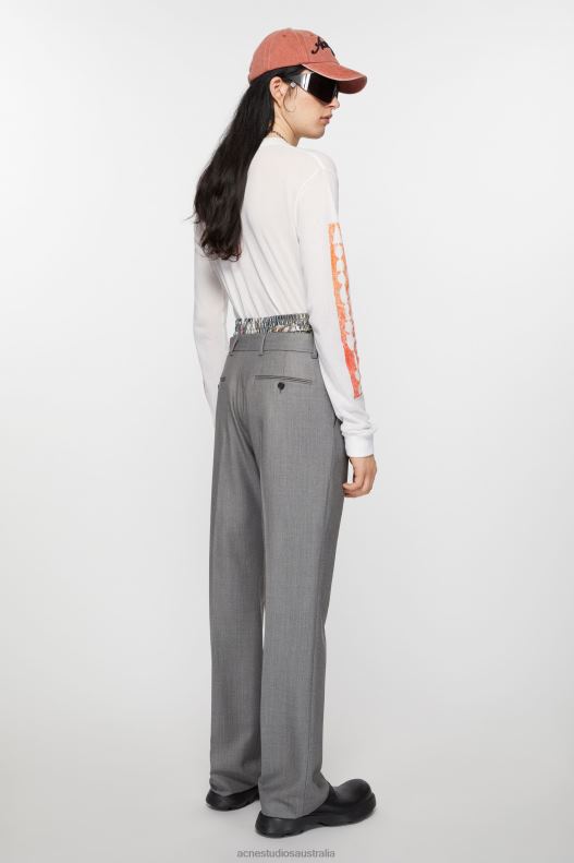 Tailored trousers Vintage Grey Melange Acne Studios R66LJ1037 Apparel