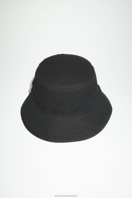 Twill bucket hat Black Acne Studios R66LJ515 Accessories