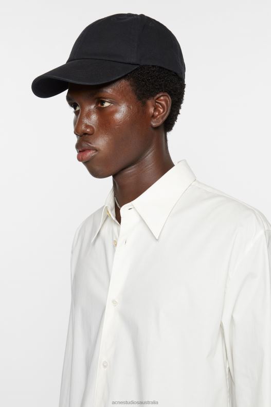 Twill cap Black Acne Studios R66LJ454 Accessories