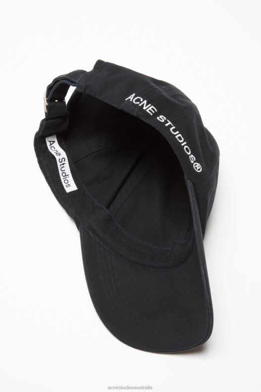 Twill cap Black Acne Studios R66LJ454 Accessories