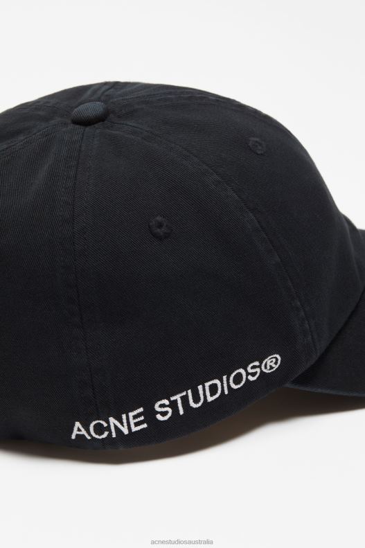 Twill cap Black Acne Studios R66LJ454 Accessories